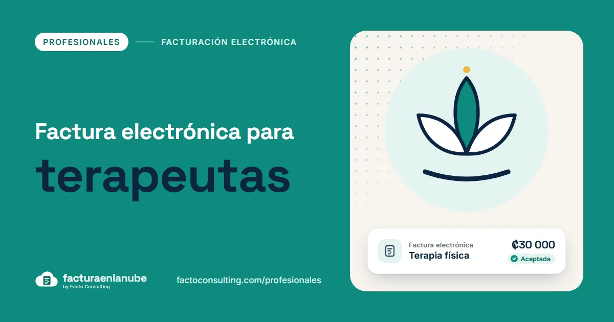 Facturación electrónica para terapeutas en Costa Rica