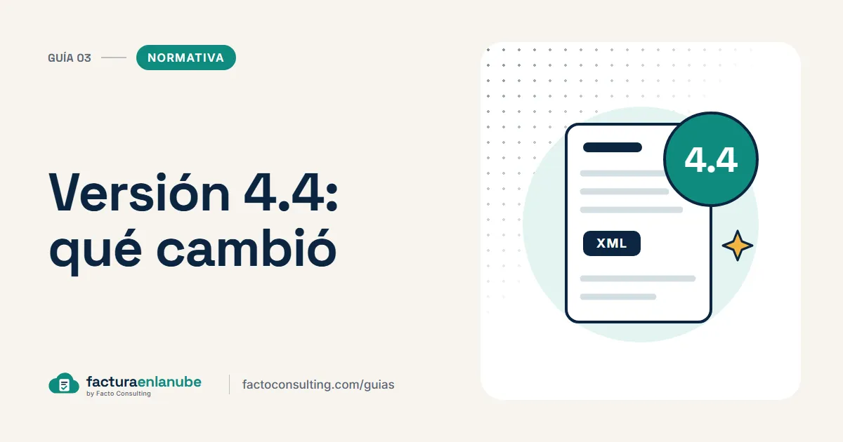Versión 4.4 de la factura electrónica: qué cambió para profesionales